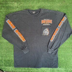 Vintage Y2K Iron Horse Saloon Shirt Punk Long Sleeve Tee